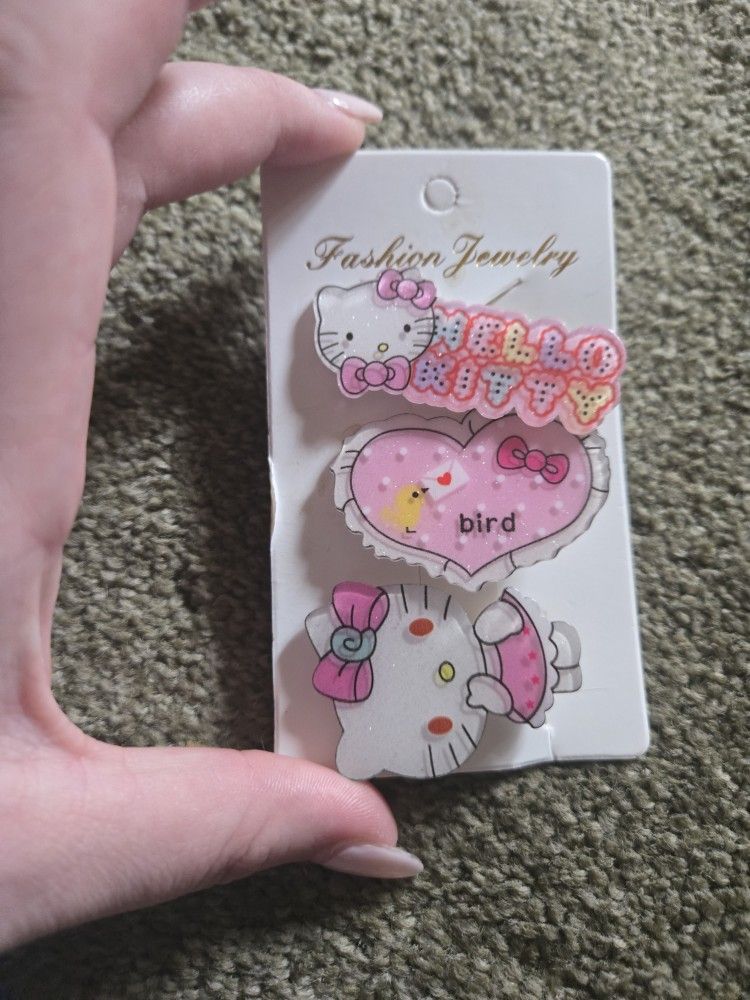 Hello Kitty Hair Clips