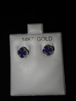 14K Gold Stud Earrings