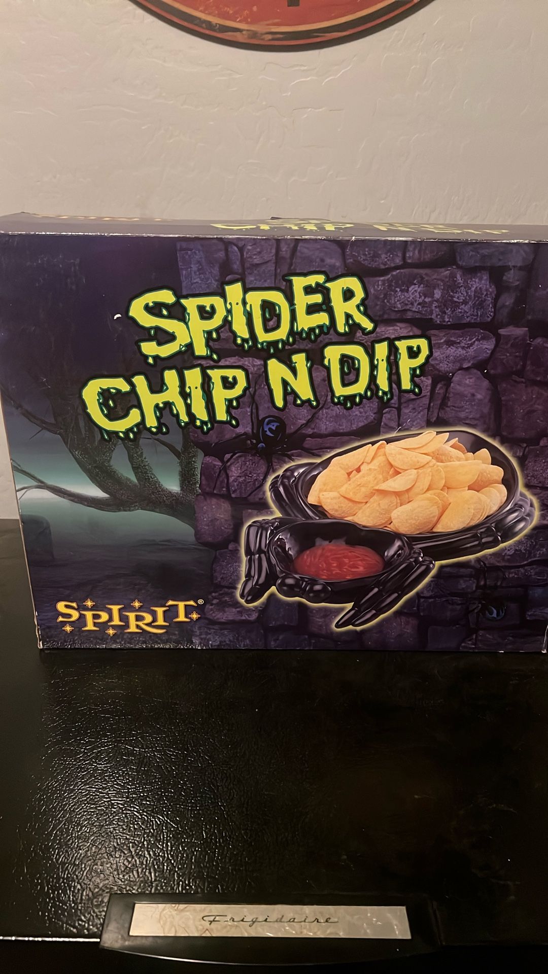 Halloween Spider Chip N Dip Bowl