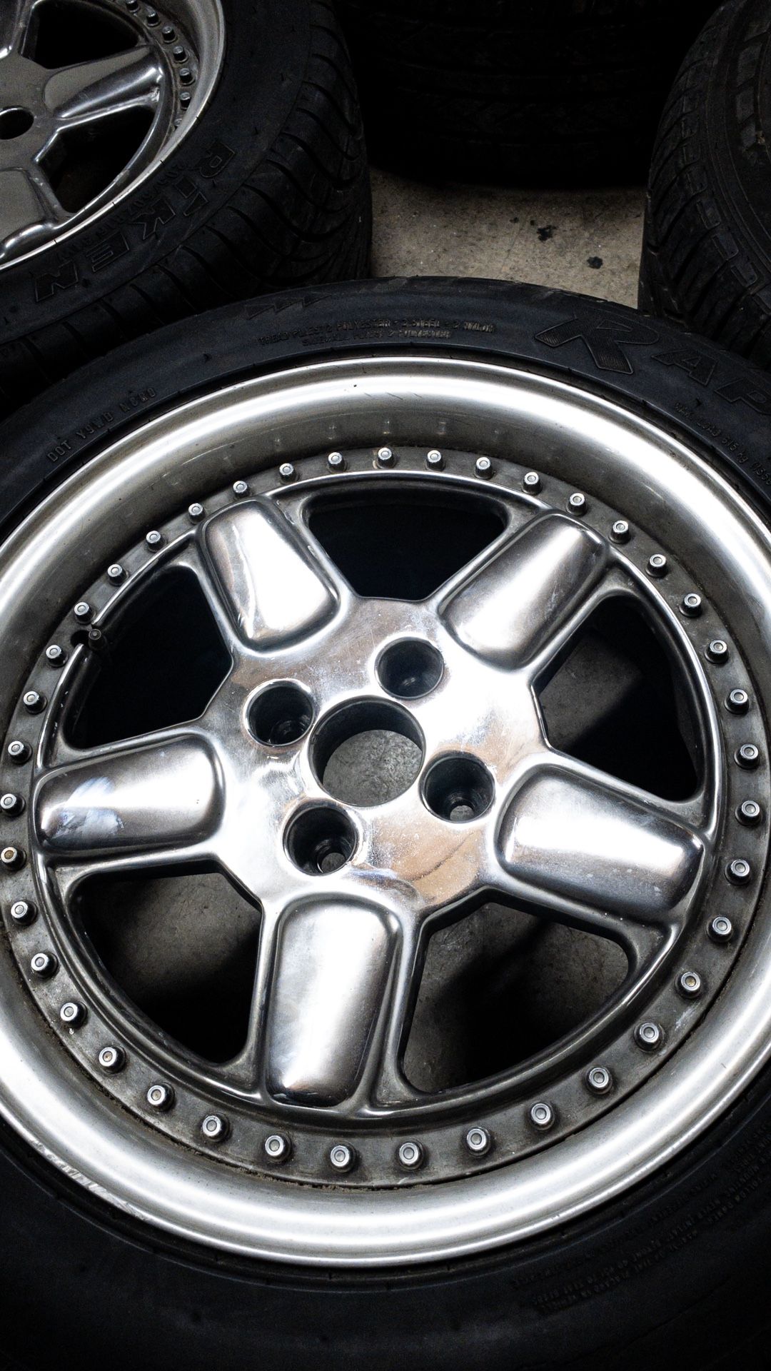 Ac schnitzer Barbarossa 2 piece 4x100 e30 vw 16x8 wheels