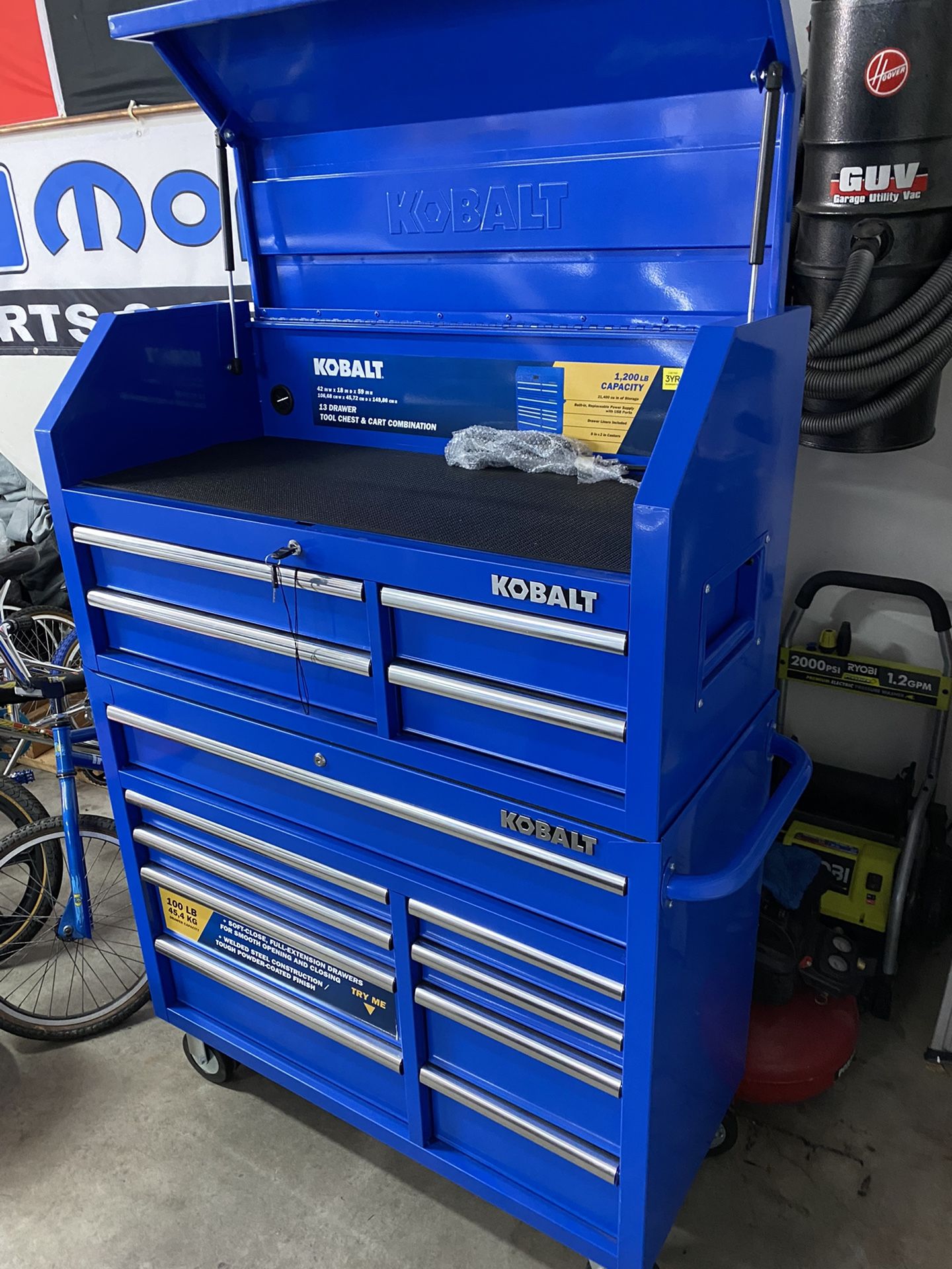 Used kobalt tool sale box