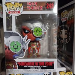 Brand New Iron Maiden Somewhere In Time Eddie #248 FUNKO POP.. Great for a Collector..