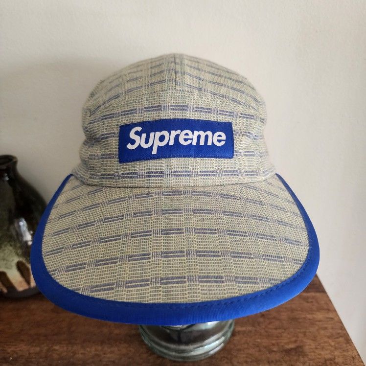 Supreme Men's Woven Fitted Camp Hat (L)