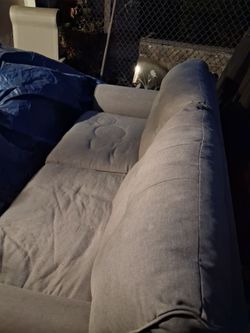 Gray Fabric Sofa Couch