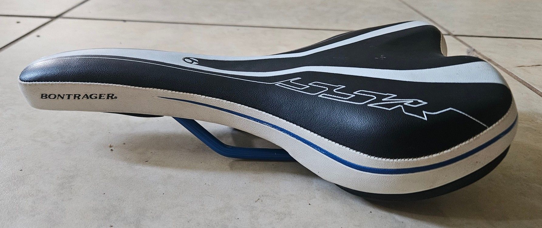 Bontrager SSR Bike Seat Sports White Black Vintage Bicycle Seat