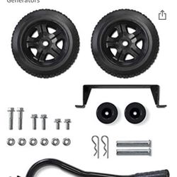 Champion Wheel Kit with Folding Handle and Never-Flat Tires for Champion 2800 to 4750-Watt Generators
