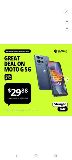 Straight talk Moto G (2026) with $35 plan