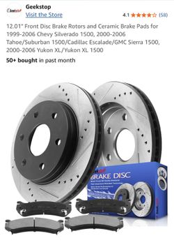 Front Brake Pads And Rotors