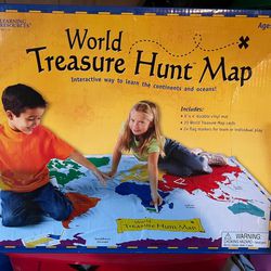 Never Used, Kids Treasure Hunt Map