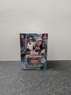 2025 Topps Chrome Football Blaster Box