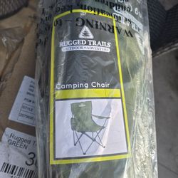 Rugged trails camp chair green 5 total $20. Each