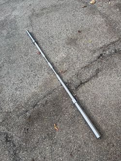 Olympic Barbell Chrome Steel Bar