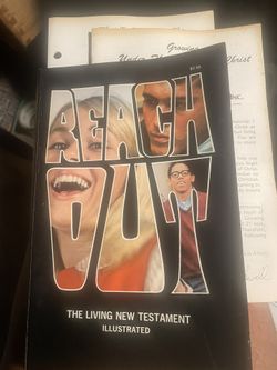 REACH-OUT The Living New Testament Illustrated And Signed Personally By A Miracle Preacher David Stockwell Eveangelism 