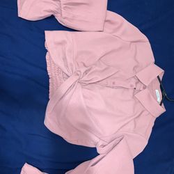 Pink Crop Top 