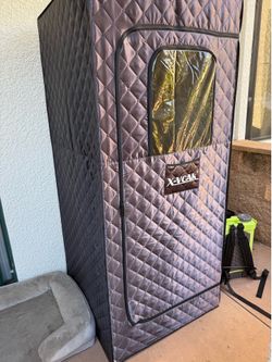 Upgraded Portable Sauna for Home，Relaxation, Steam Sauna for Home with Steamer, Remote Control, Folding Chair, 9 Levels