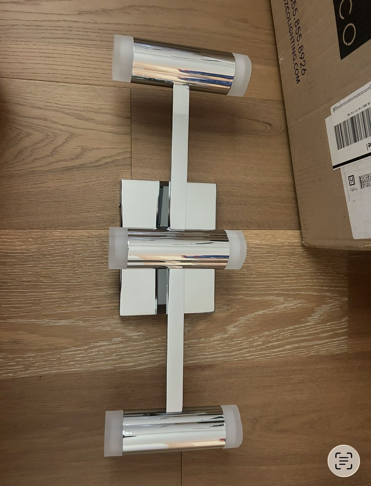 Kuzco Chrome Bathroom Vanity light - new never used!