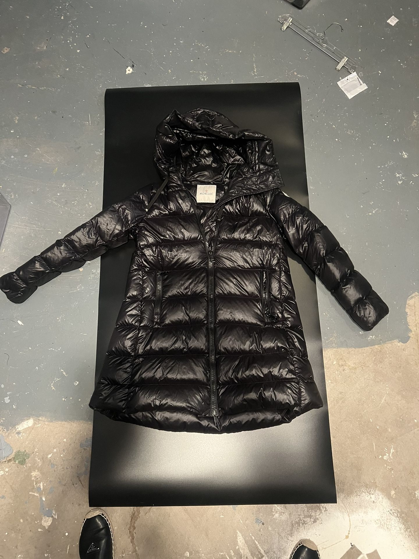 Moncler Long Hooded Down Jacket
