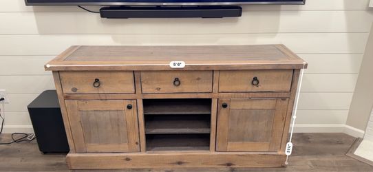 Vintage wood console