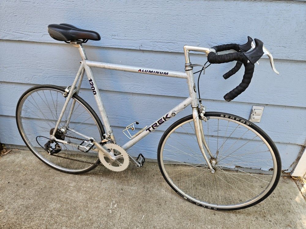 Tall 61cm Trek 1200 Aluminum Road Bike made in USA