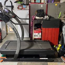 Nordic track treadmill, incline trainer $600