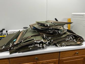 Large Lot of Hanging File Folders