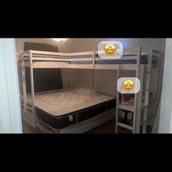L Shaped Bunk Bed (Mattress Not Included)