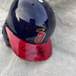 Bobby Abreu Game Used Angels Helmet
