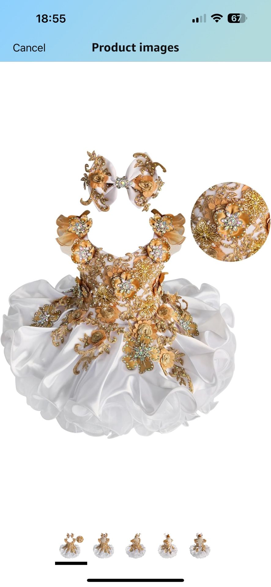 3T Cupcake Dress