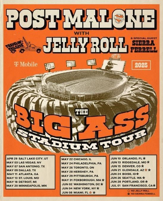 Post Malone Tickets Near Stage 240$