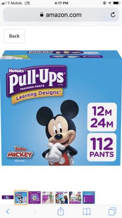 Boys Pullups 112 diapers BRAND NEW SEALED BOX
