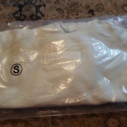 Supreme Light Green Box Logo Hoodie Hooded Sweatshirt Size Small