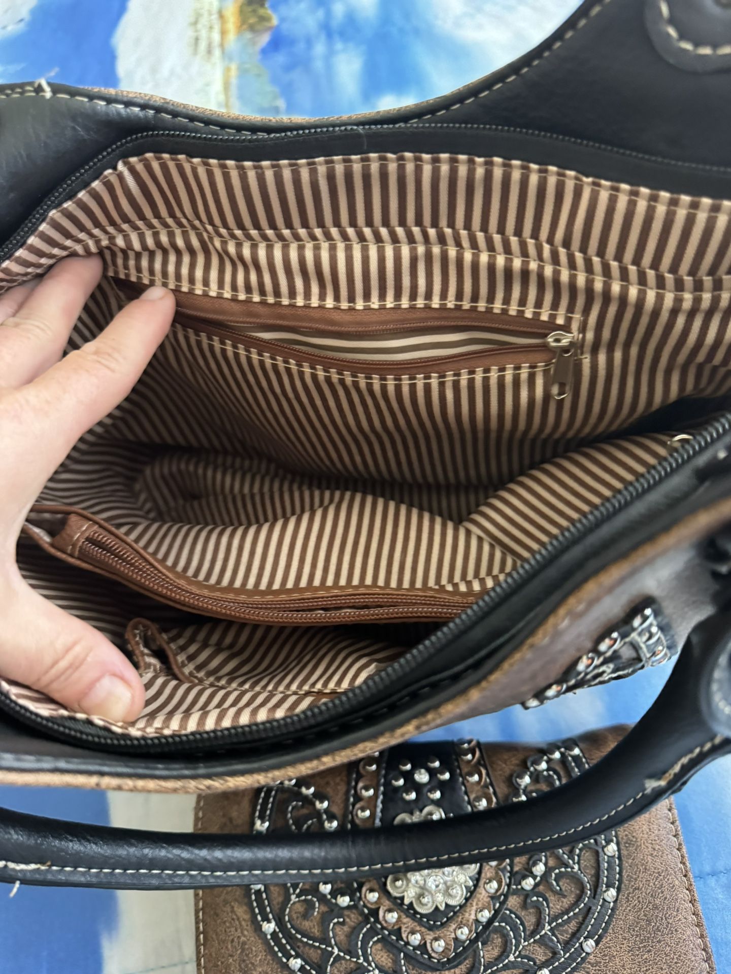 Handbag With Matching Wallet
