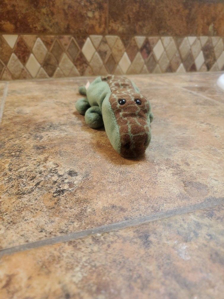 TY Beanie Baby 1993 Ally The Alligator 04032