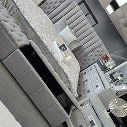 4pc Queen, King Bedroom ✨️ Furniture Sectionals, Dining Avail 