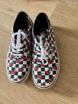 Vans Cherry Checker Low-Top Sneakers