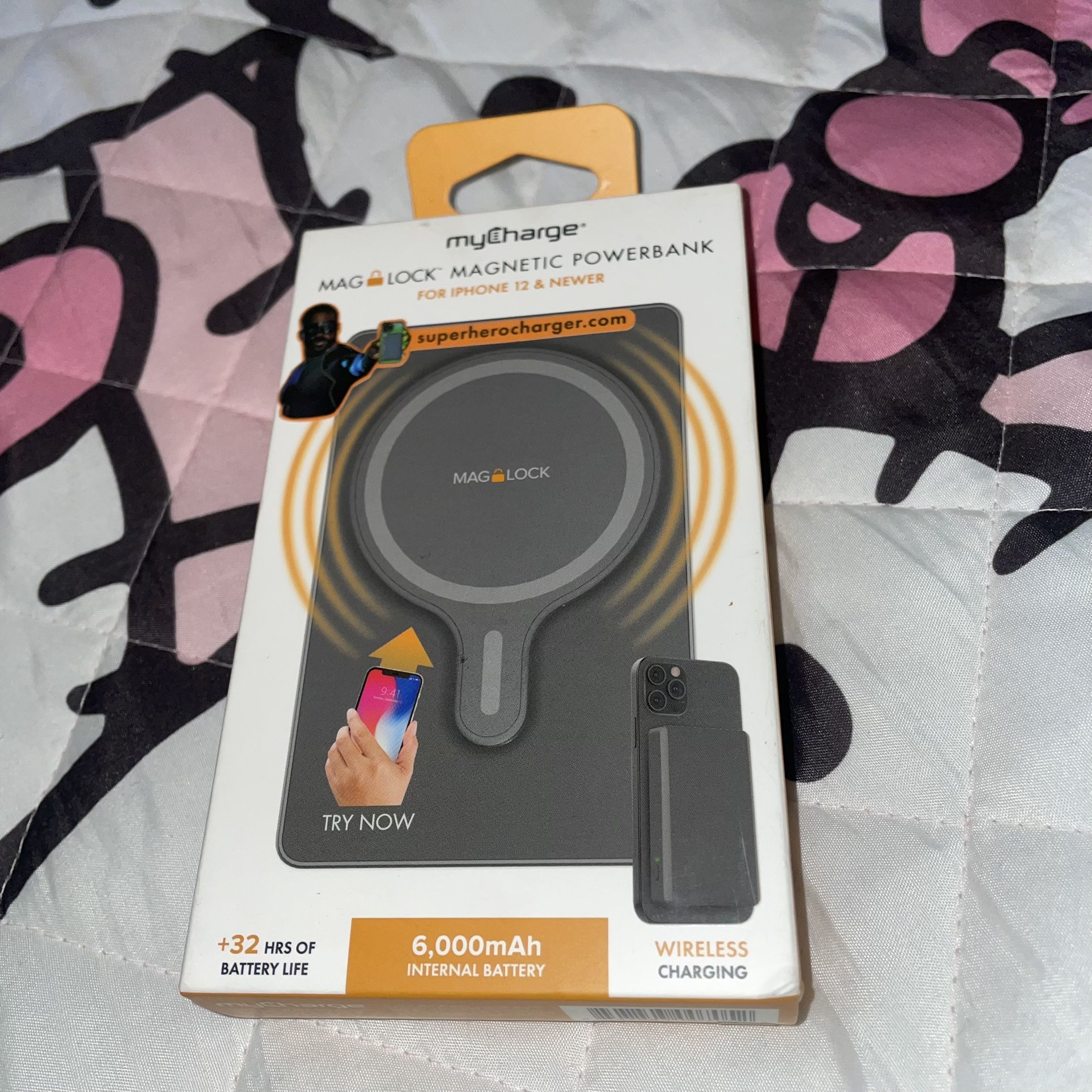 Maglock Magnetic External Battery For iPhone