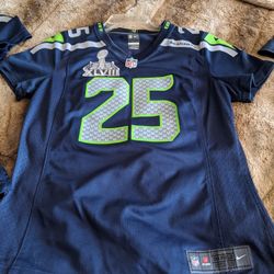 Richard Sherman's Seattle Seahawk super bowl 48 jersey.$ 60 obo