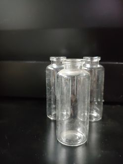 10 Tall mini glass bottles 3" x 1.25" party favors wedding birthday vases place settings baby shower