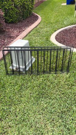36 PupProtect Black Metal Puppy Fence Panels w/ Mounting Hardware
