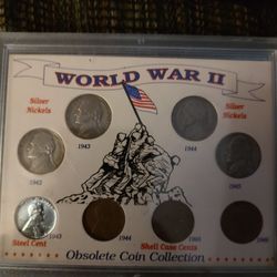 WW2 Coins/buffalo Nickels 