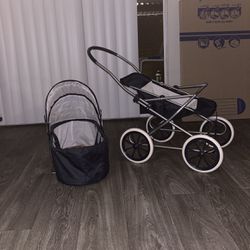 Baby Doll Stroller And Bassinet 
