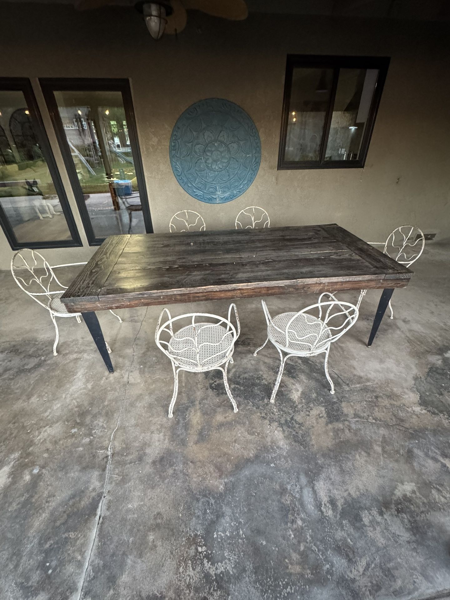 Wooden Table And Chairs