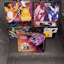Pokemon lunchbox tins
