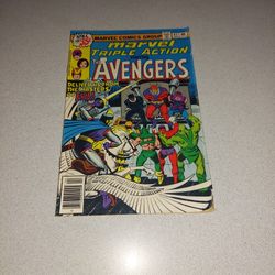 VINTAGE 1979 MARVEL TRIPLE ACTION STARRING THE AVENGERS  #47 COMIC 