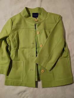 🔥 MUST GO – DONCASTER COLLECTION GREEN JACKET (SIZE 12) 🔥