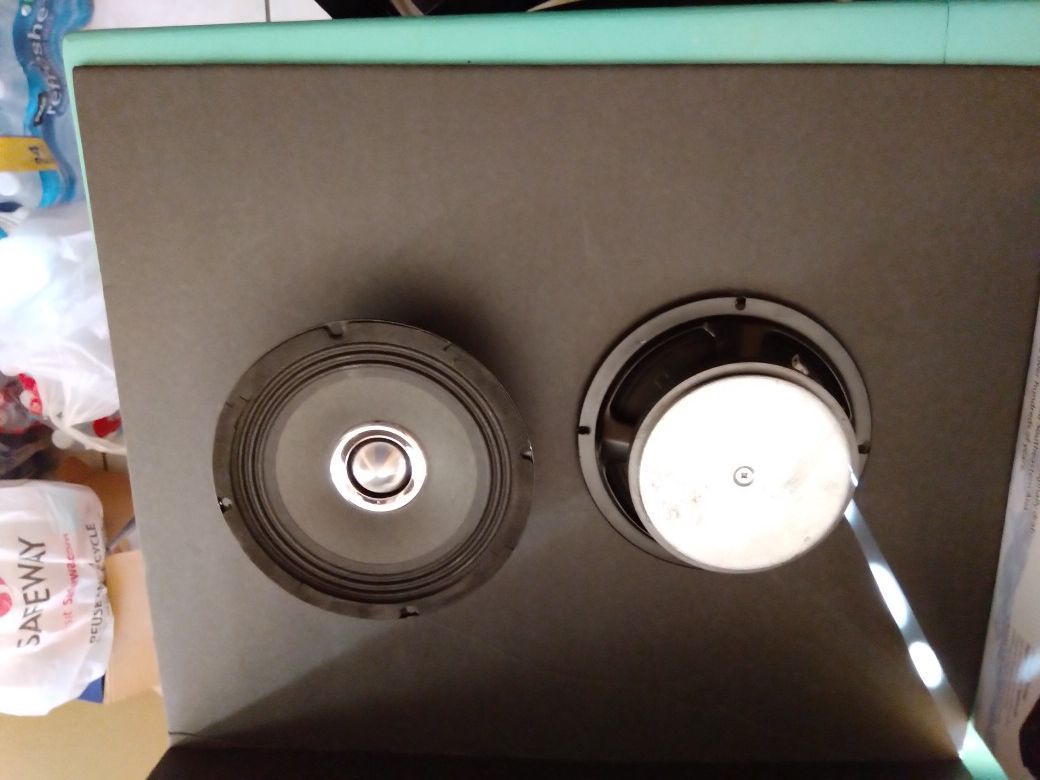 2 6inch pro audio mid bass speakers