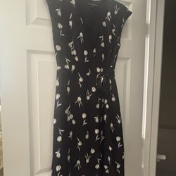 Banana Republic Black Dress 4 Petite