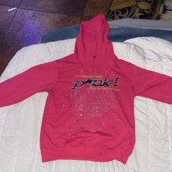 Pink Spider Hoodie 