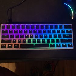 Glorious Model D Matt Black And GK61 Hot Swappable Mechanical Keyboard