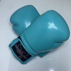 Teal Kickboxing Gloves 11 Oz 